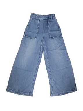 Young Fabulous Broke Wide Leg Light Blue Soft Jean Size XS